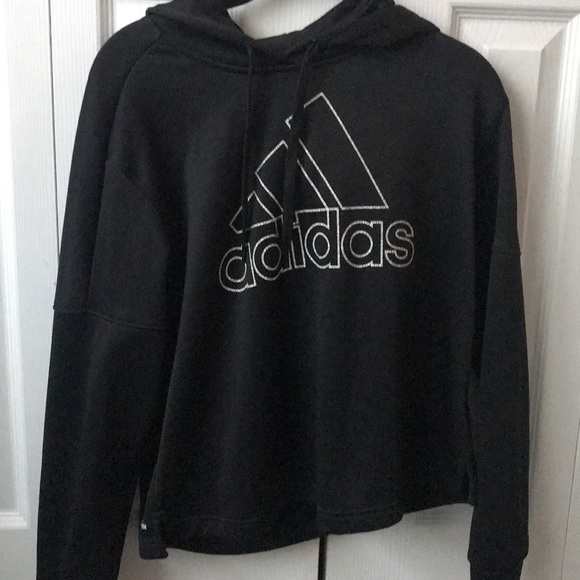 adidas | Tops | Adidas Crop Hoodie | Poshmark